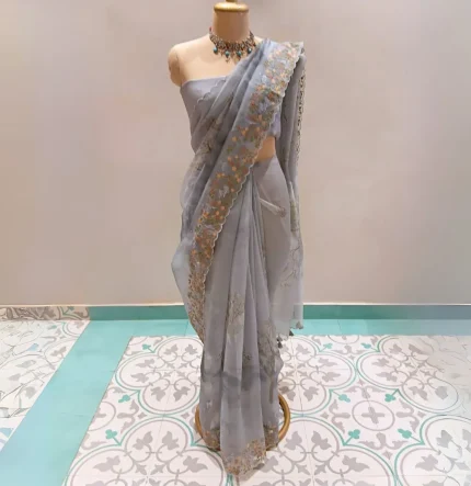 Organza Saree