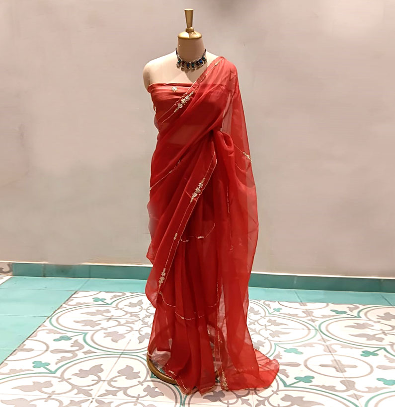 Organza Saree Organza Saree